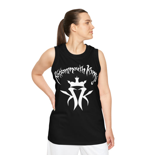 KMK OG Logo Unisex Basketball Jersey (Black)