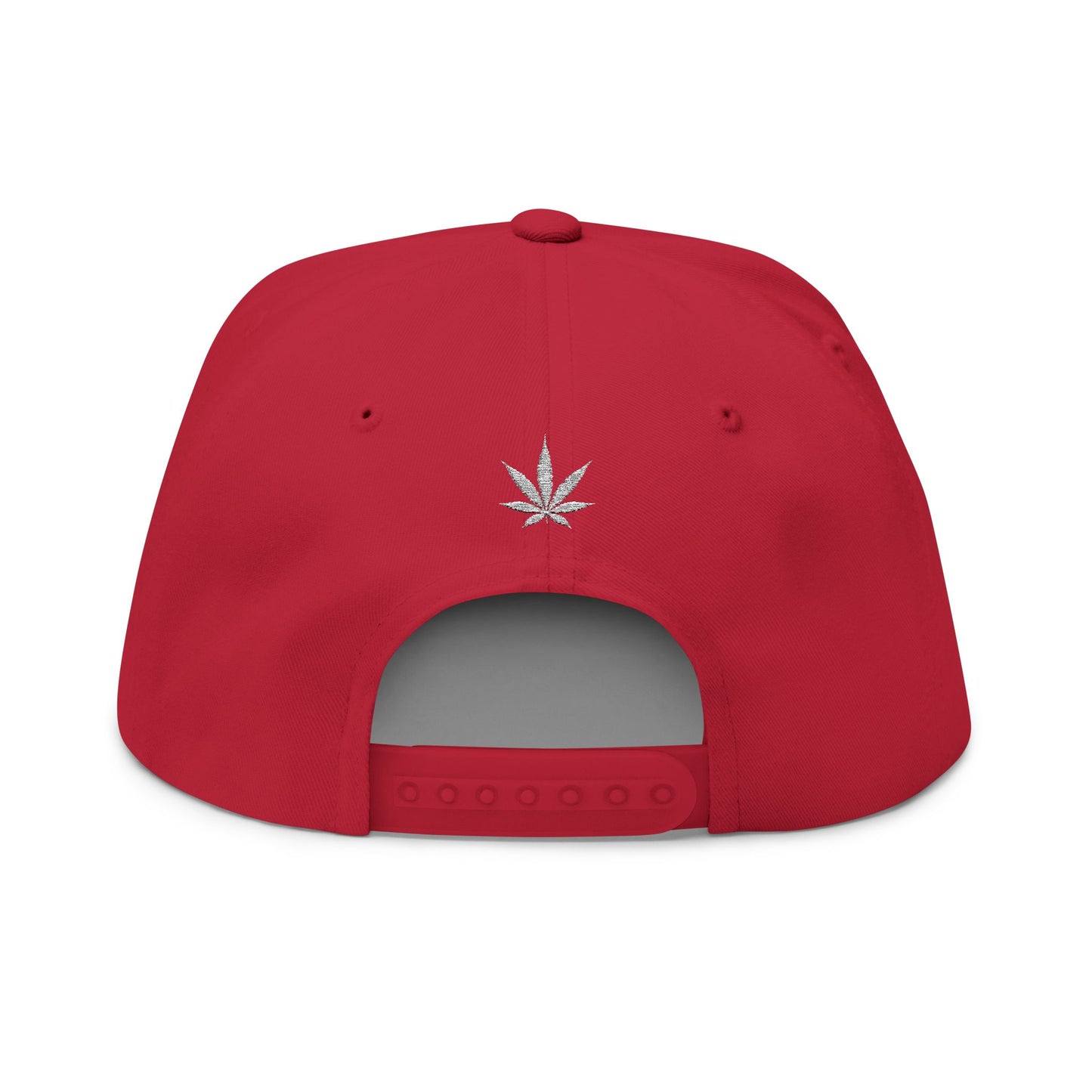 KMK Logo + Leaf - Centered Emboidered Flat Bill Yupoong Snapback