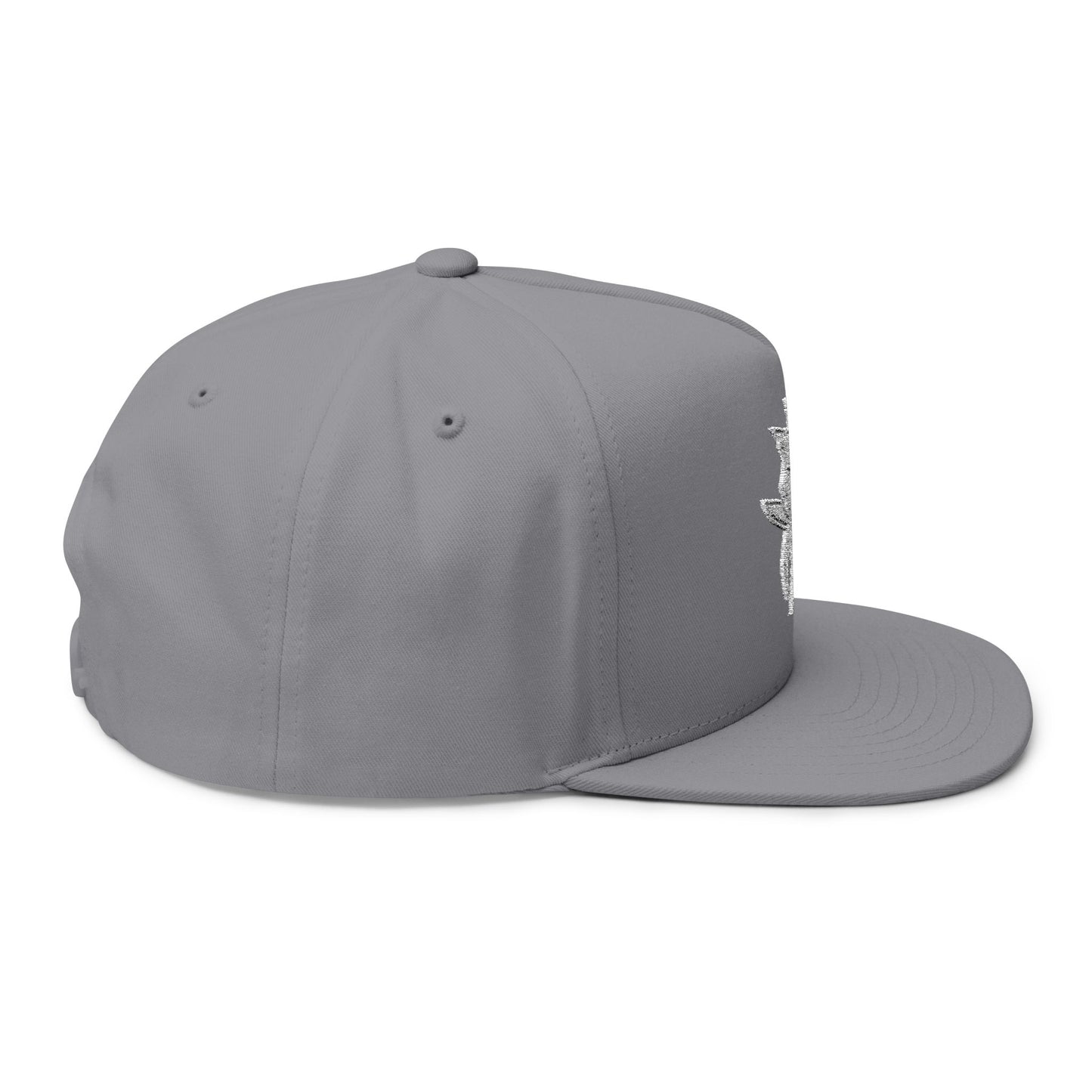 KMK Logo - Centered Emboidered Flat Bill Yupoong Snapback