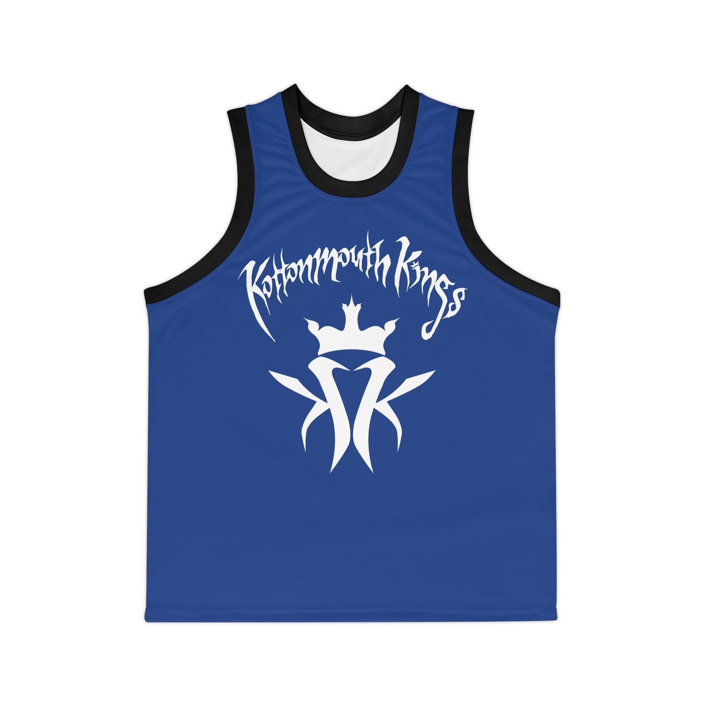 KMK OG Logo Unisex Basketball Jersey (Blue)