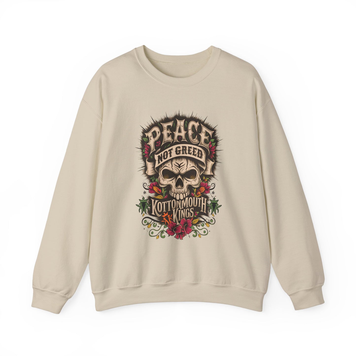 Peace Not Greed Crewneck Sweatshirt