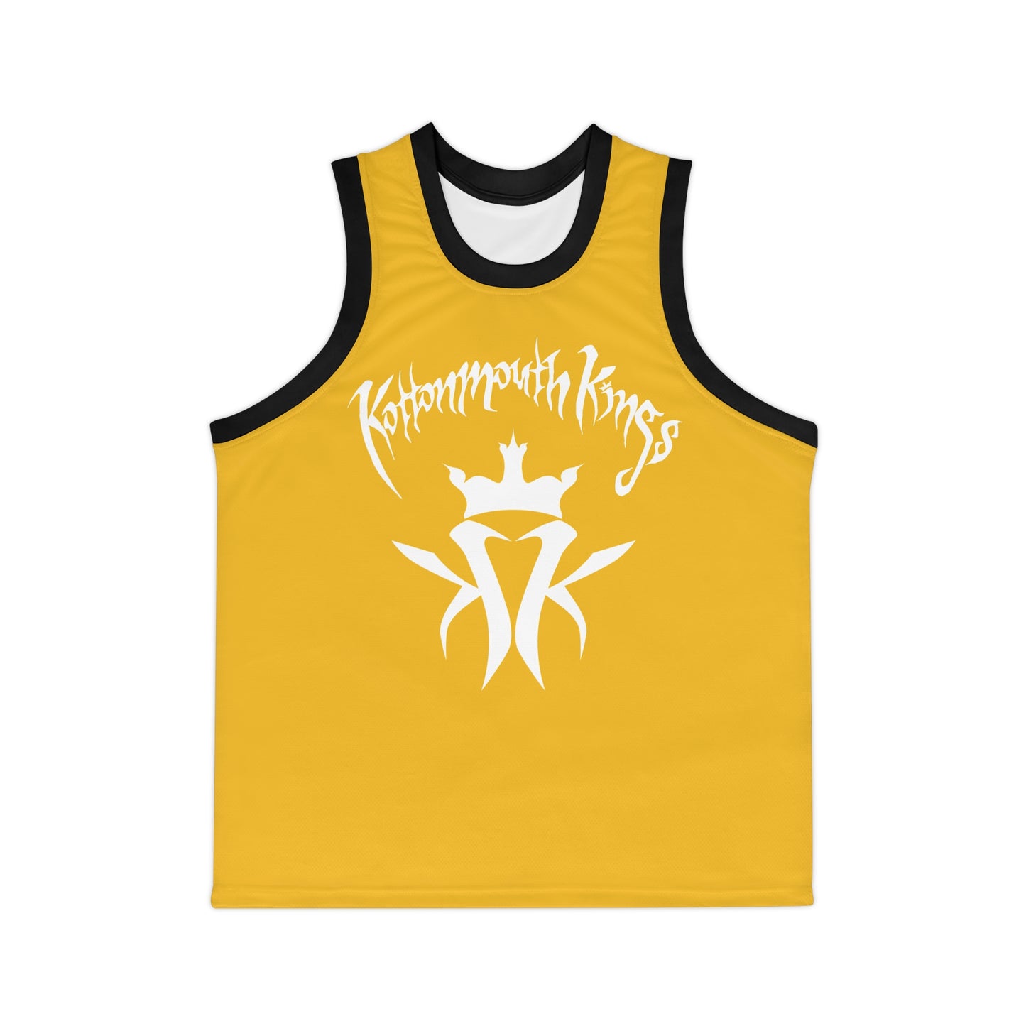 KMK OG Logo Unisex Basketball Jersey (Yellow)