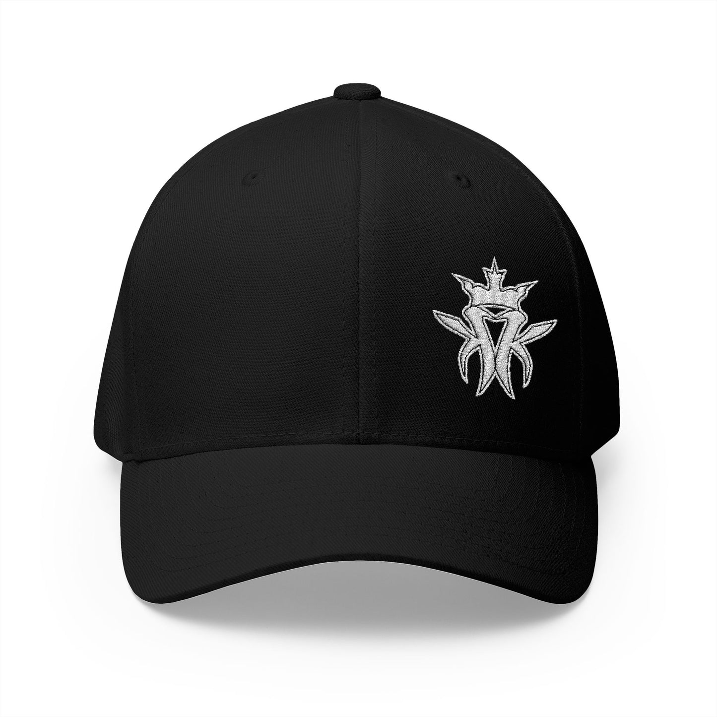 Raised KMK Logo + Leaf - Embroidered Fitted FlexFit Hat