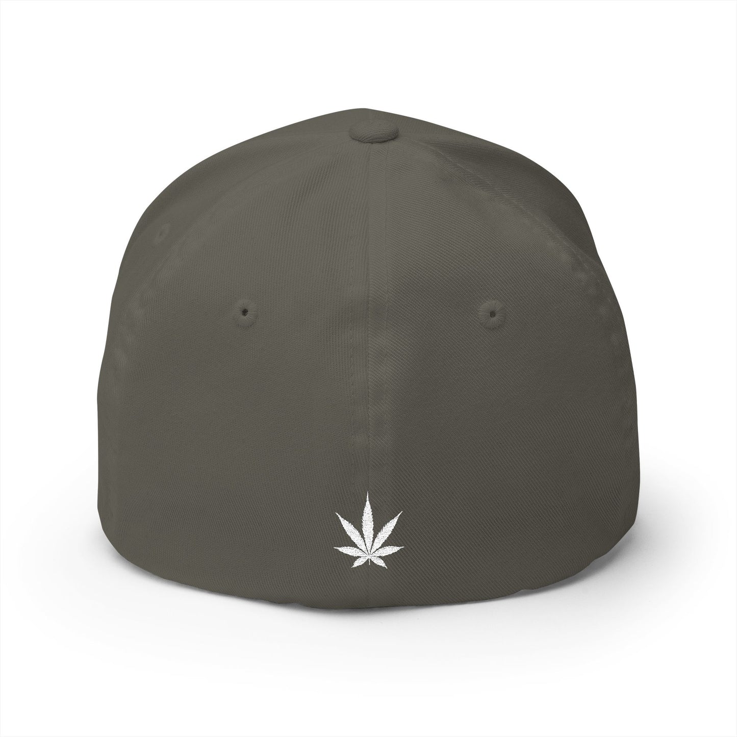 Raised KMK Logo + Leaf - Embroidered Fitted FlexFit Hat