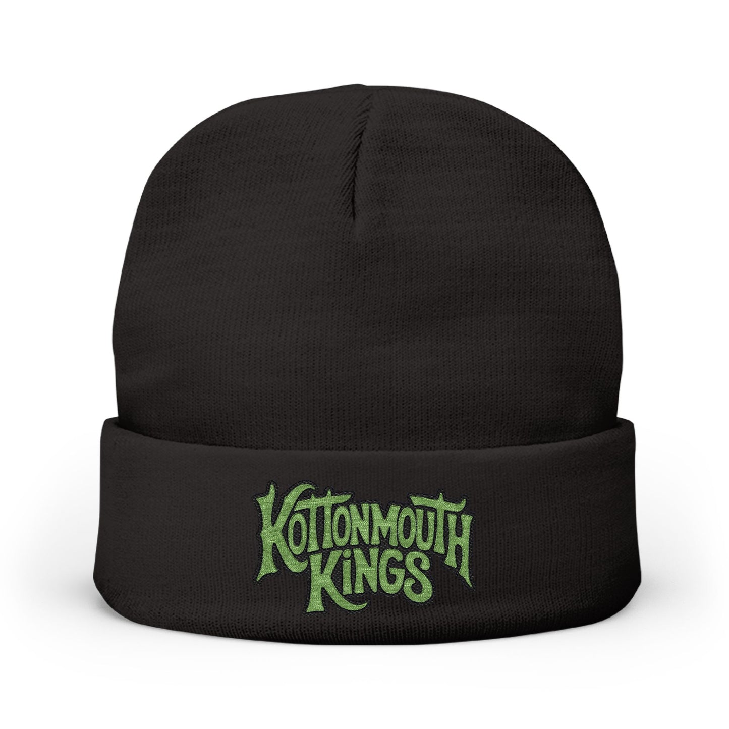 Kottonmouth Kings Green Logo Cozy Knit Embroidered Beanie