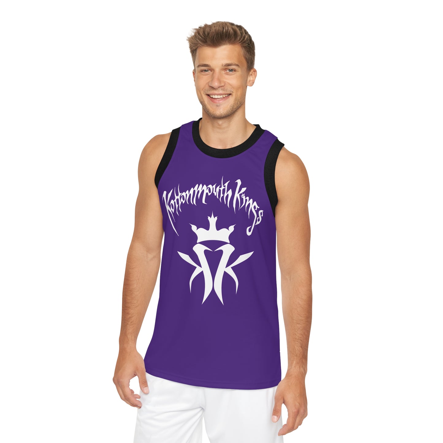 KMK OG Logo Unisex Basketball Jersey (Purple)