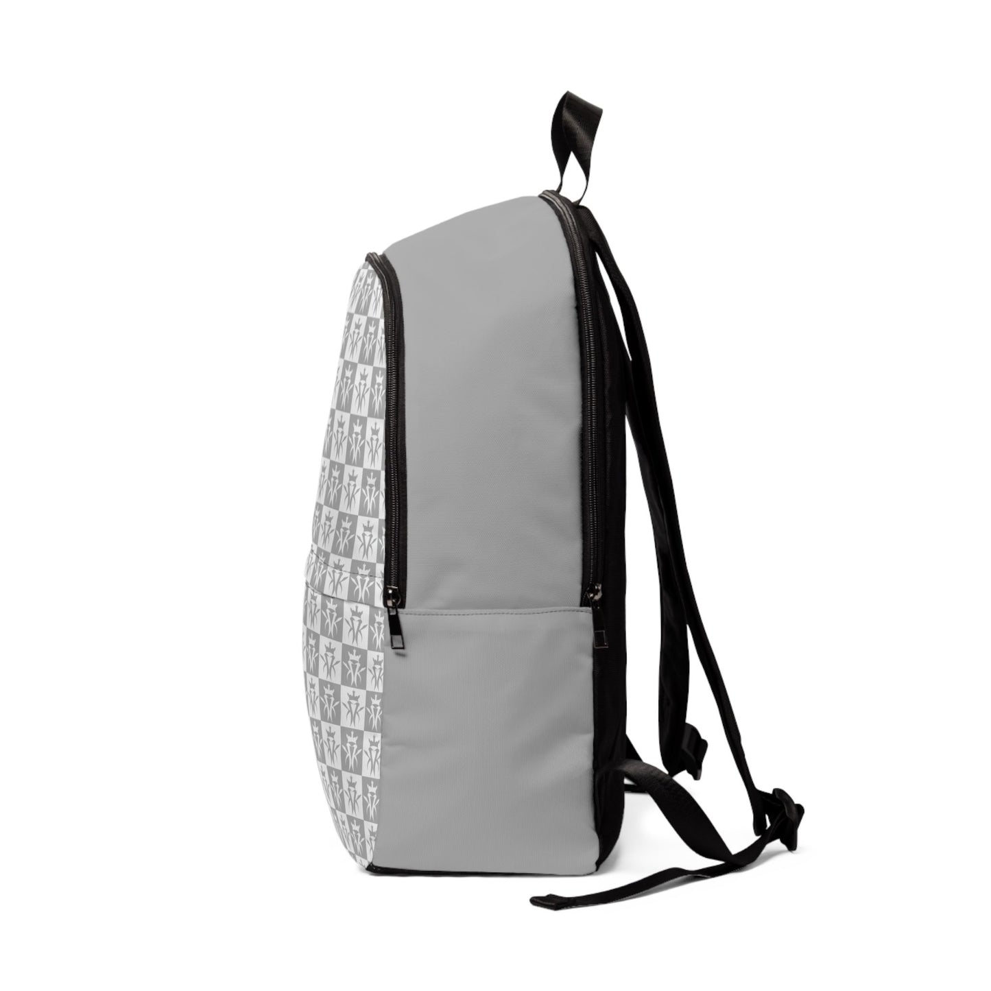 Kottonmouth Kings Checker Logo Fabric Backpack (Light Grey)
