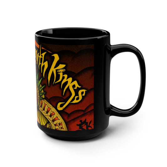 Cloud Nine - 15oz Black Ceramic Coffee Cup