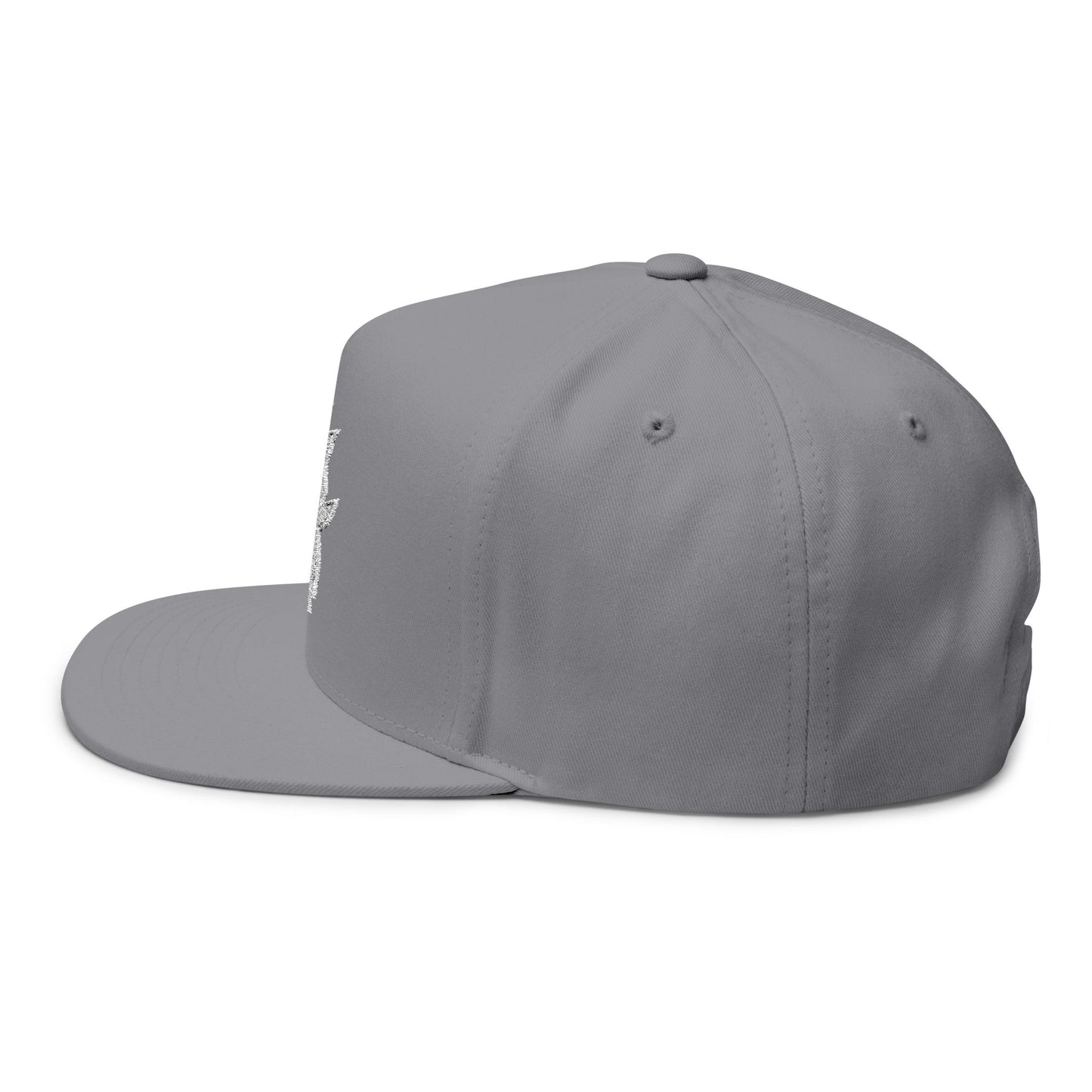 KMK Logo - Centered Emboidered Flat Bill Yupoong Snapback