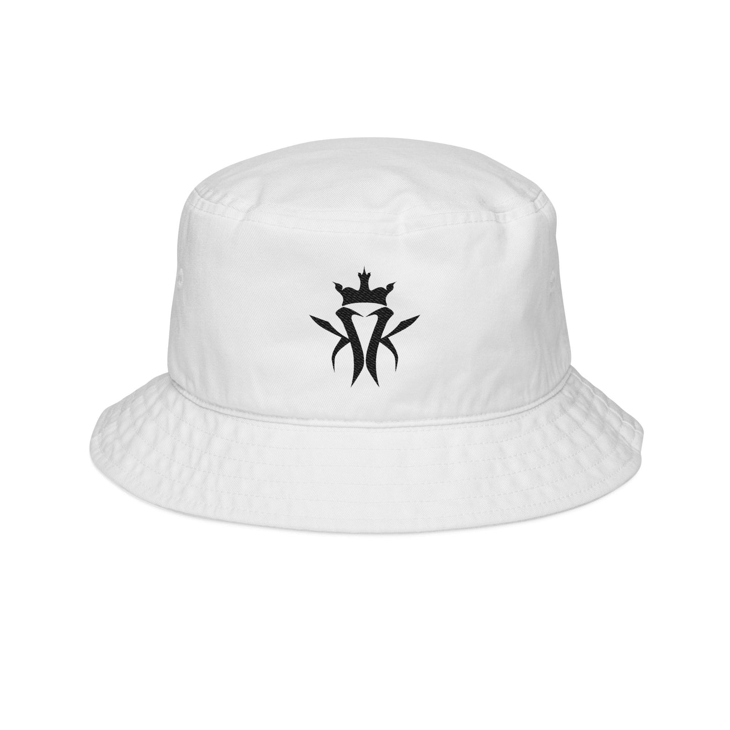 OG KMK Logo - Embroidered Bucket Hat - White