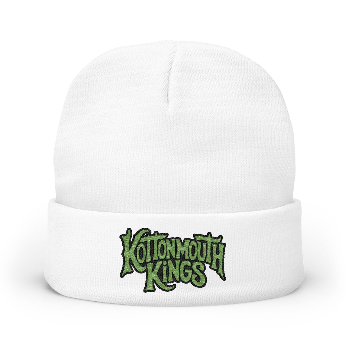 Kottonmouth Kings Green Logo Cozy Knit Embroidered Beanie