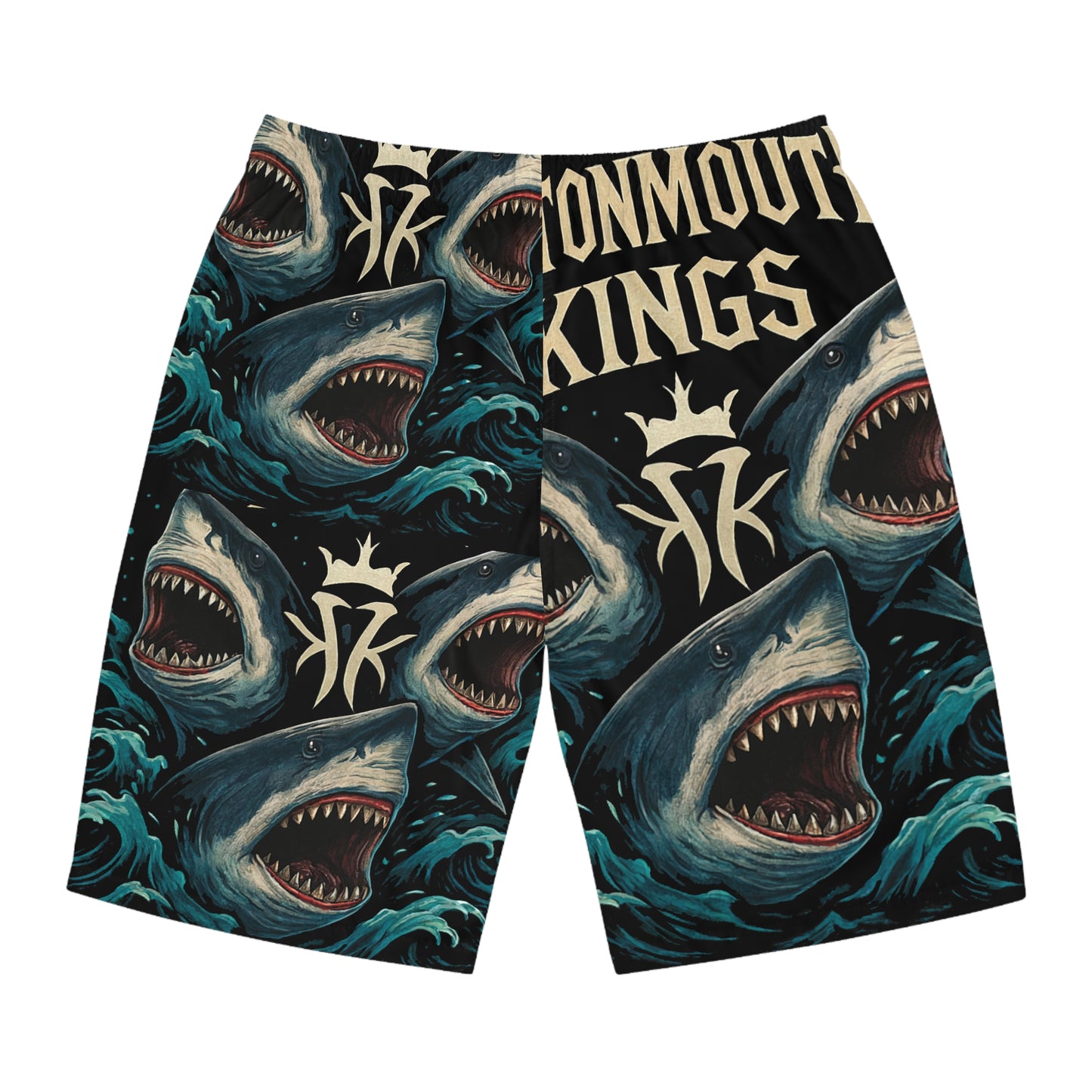 KMK Sharks in the Water Board Shorts