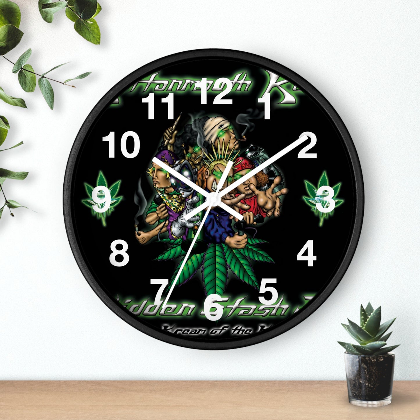 KMK - Hidden Stash Wall Clock