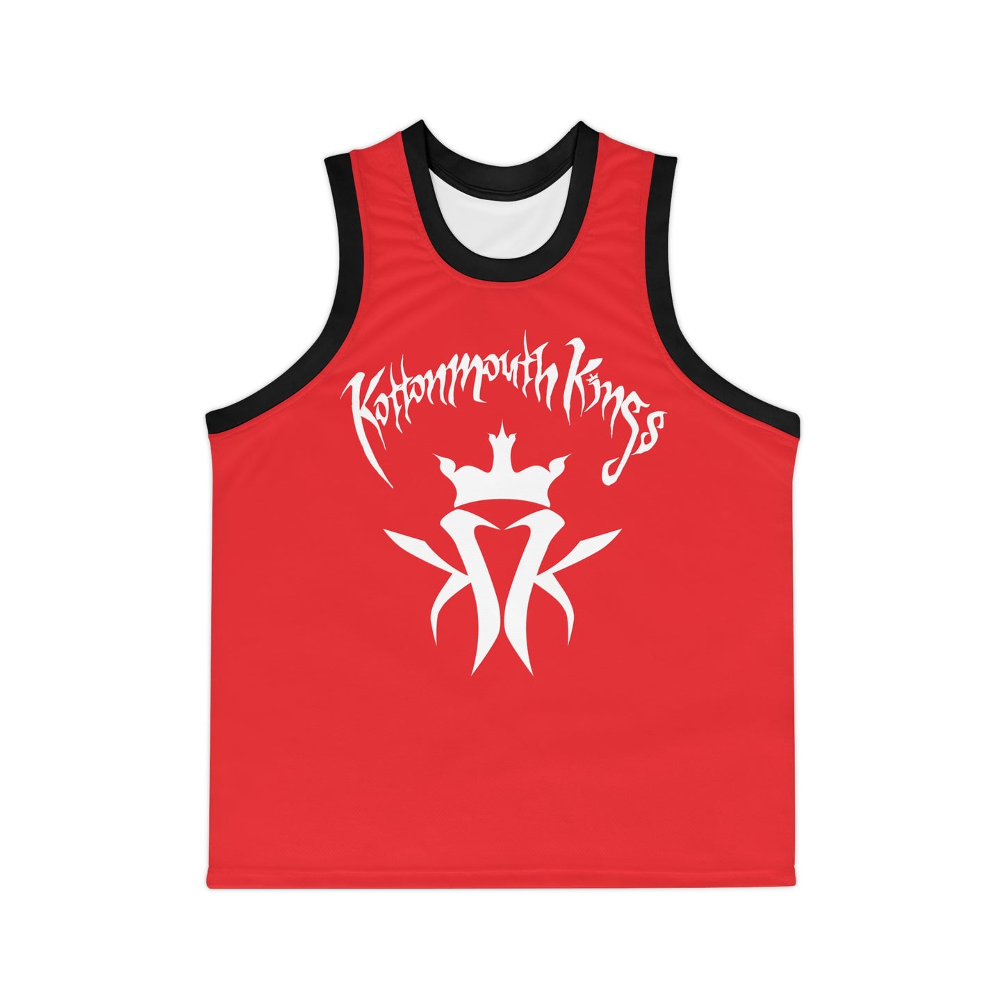 KMK OG Logo Unisex Basketball Jersey (Light Red)