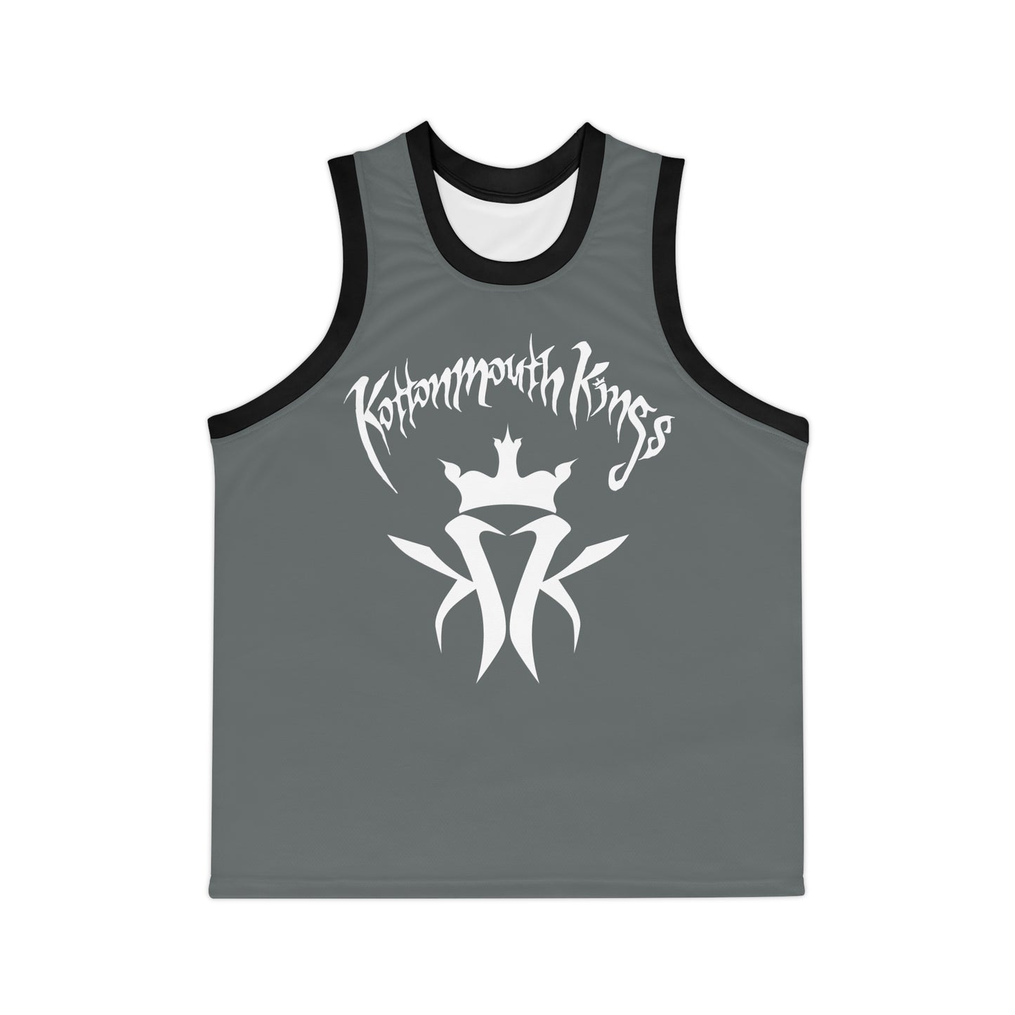 KMK OG Logo Unisex Basketball Jersey (Dark Grey)