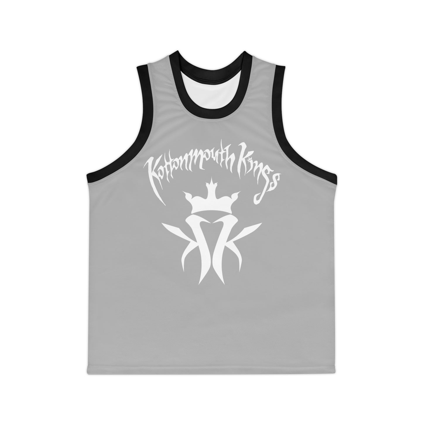 KMK OG Logo Unisex Basketball Jersey (Light Grey)