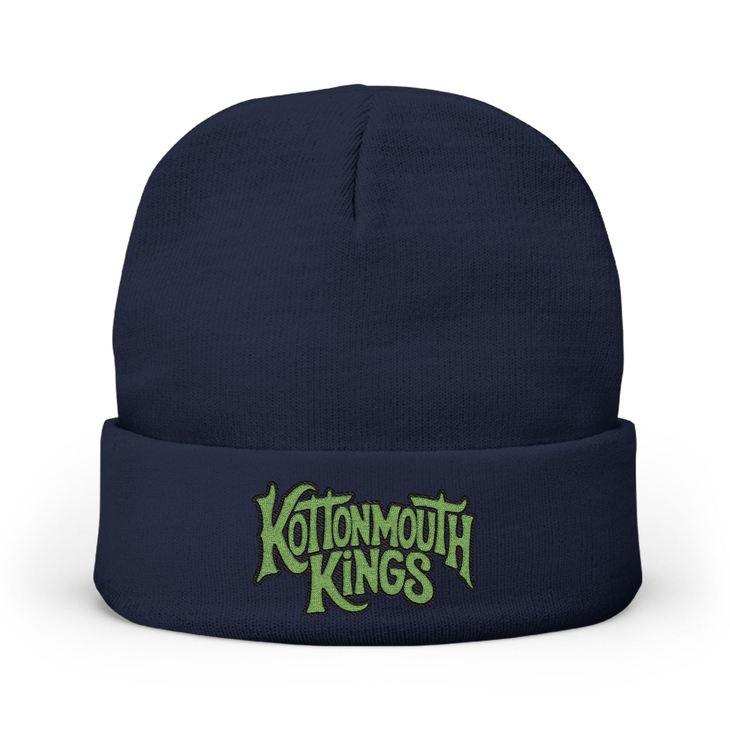Kottonmouth Kings Green Logo Cozy Knit Embroidered Beanie