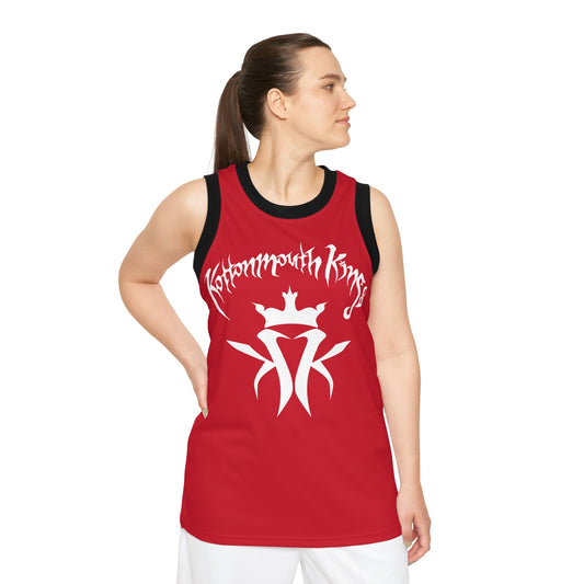 KMK OG Logo Unisex Basketball Jersey (Red)