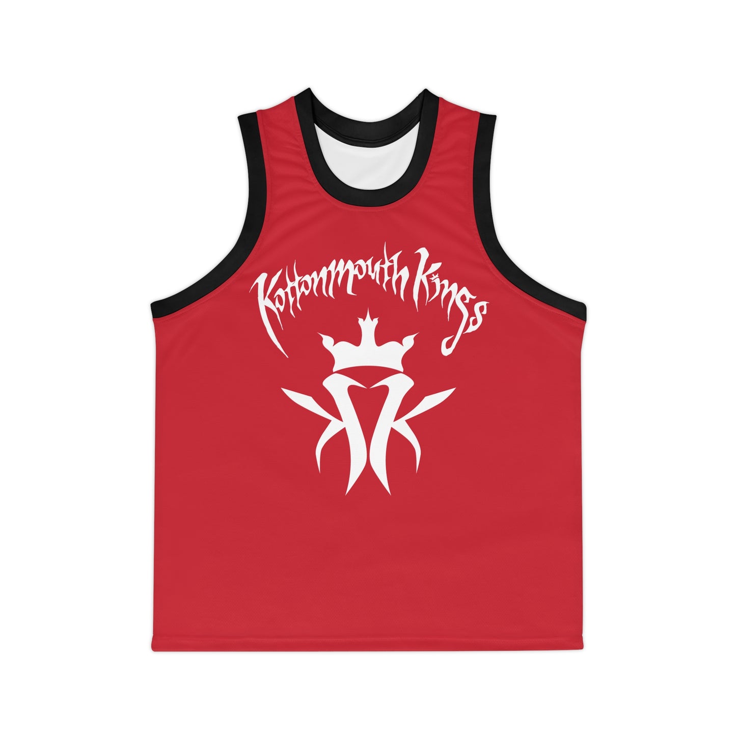 KMK OG Logo Unisex Basketball Jersey (Red)