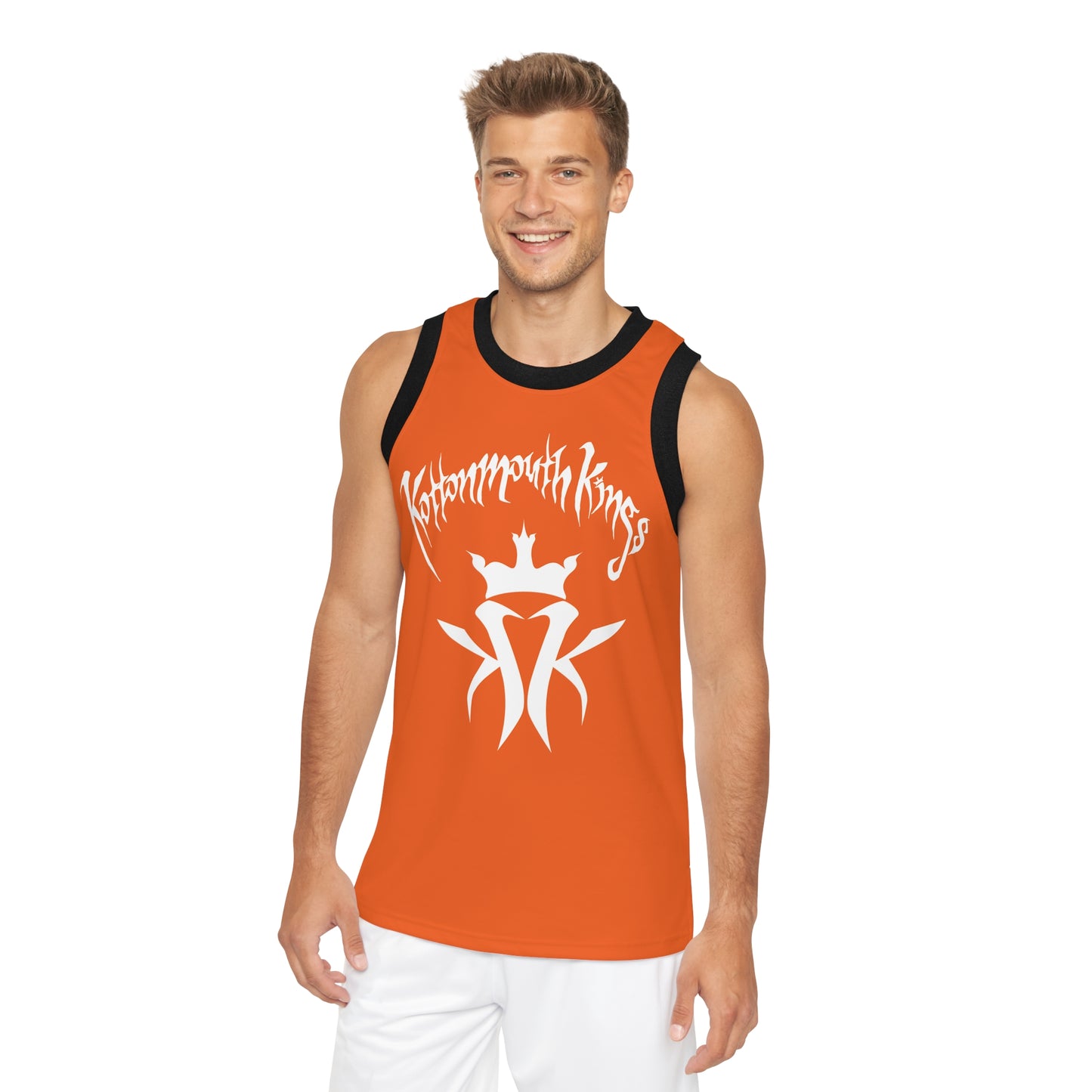 KMK OG Logo Unisex Basketball Jersey (Orange)