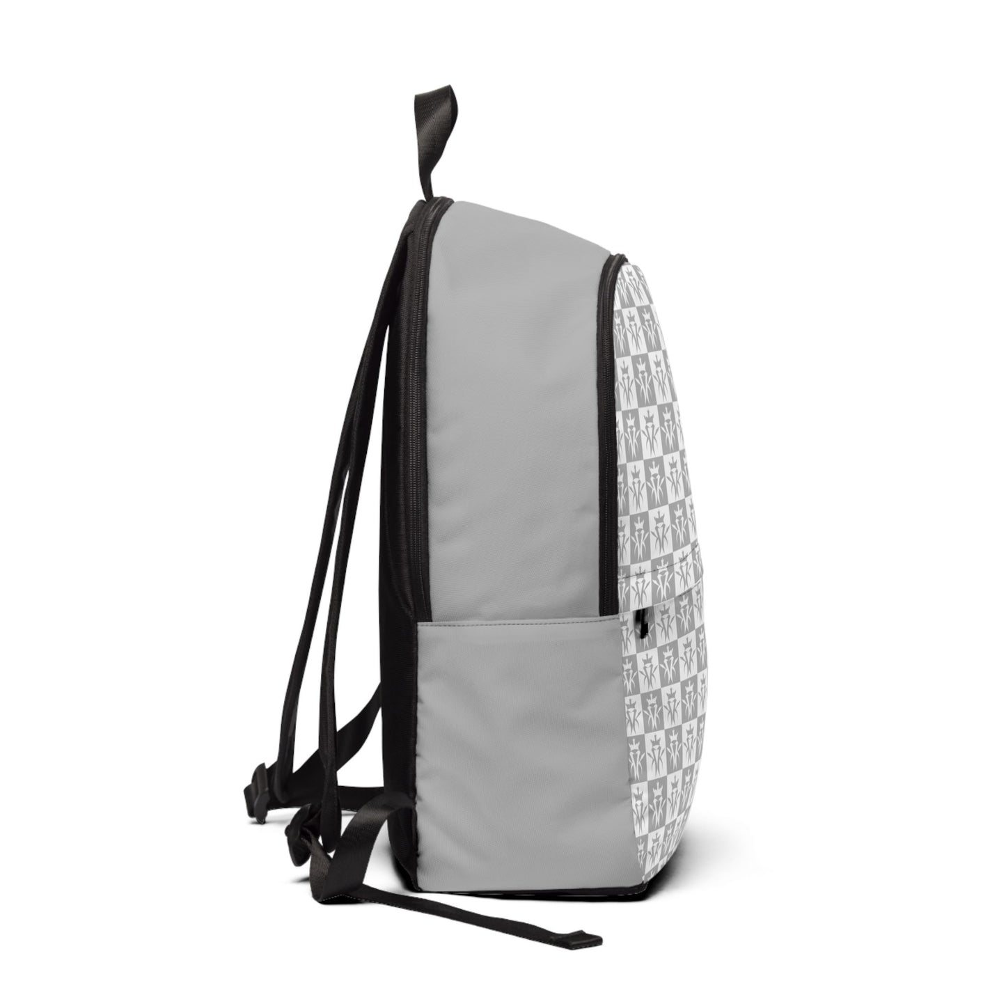 Kottonmouth Kings Checker Logo Fabric Backpack (Light Grey)