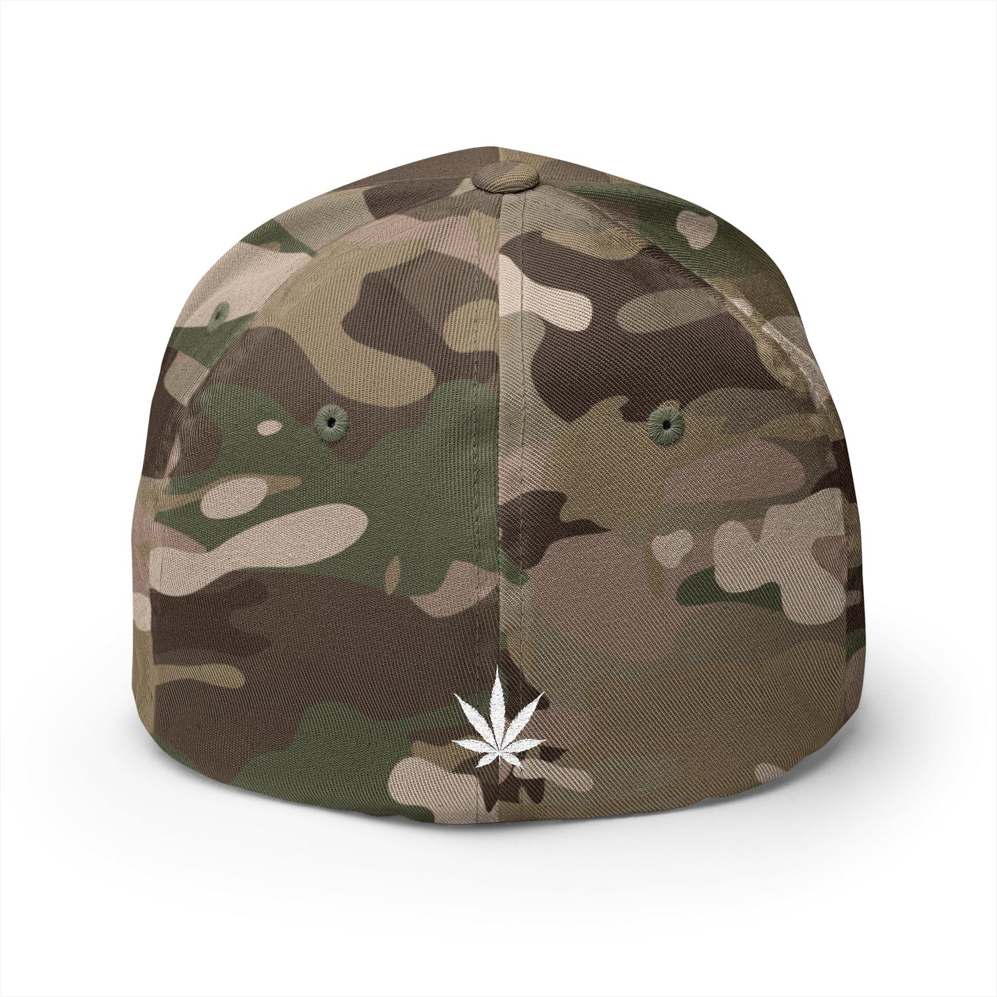 Raised KMK Logo + Leaf - Embroidered Fitted FlexFit Hat