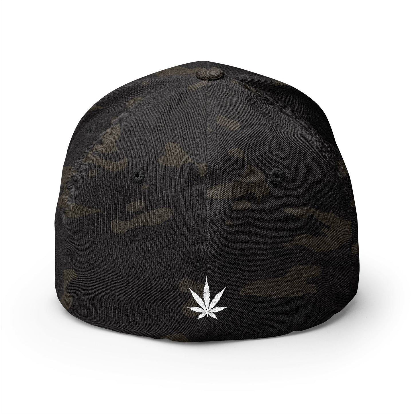 Raised KMK Logo + Leaf - Embroidered Fitted FlexFit Hat