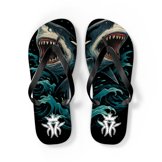 KMK Sharks in the Water Flip Flops - Summer Kollection - Kottonmouth Kicks Flips