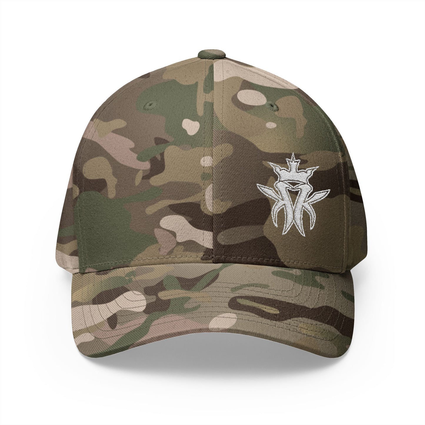 Raised KMK Logo + Leaf - Embroidered Fitted FlexFit Hat