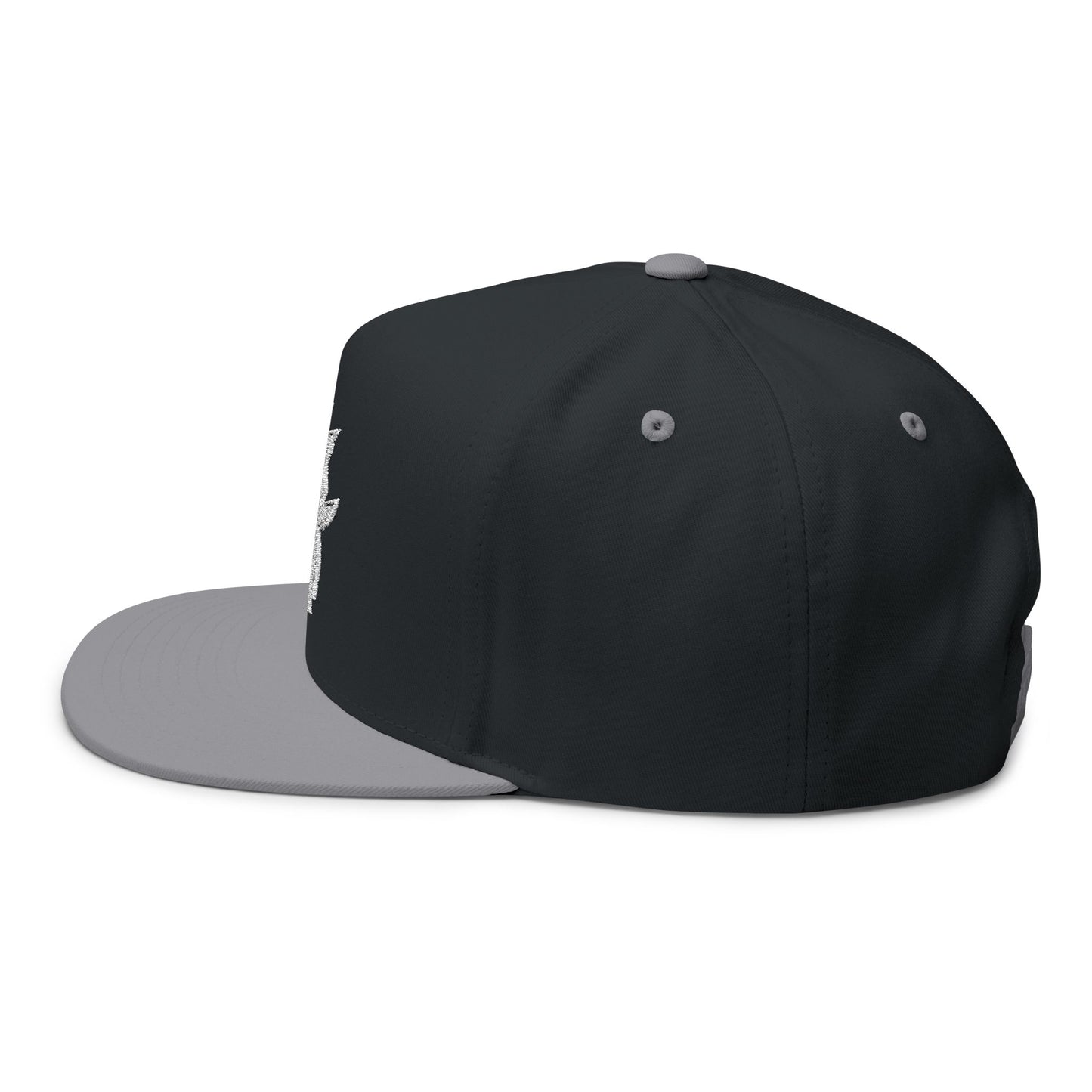 KMK Logo - Centered Emboidered Flat Bill Yupoong Snapback