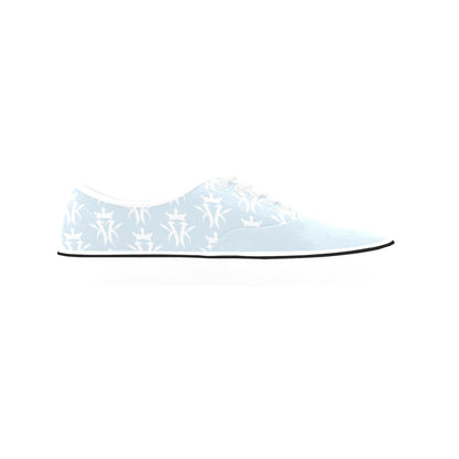 Pastel Blue/White Krown Pattern King Kicks (Men's)