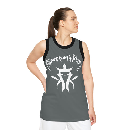 KMK OG Logo Unisex Basketball Jersey (Dark Grey)
