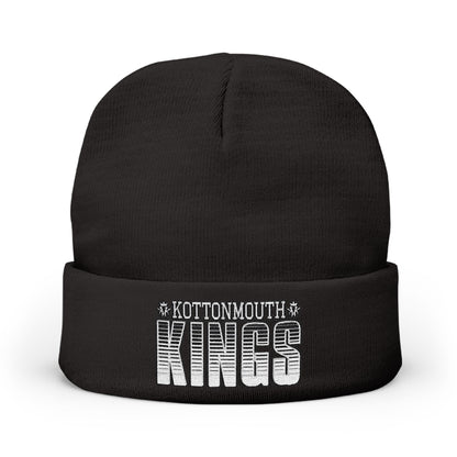 Kottonmouth Kings Striped Logo Cozy Knit Embroidered Beanie