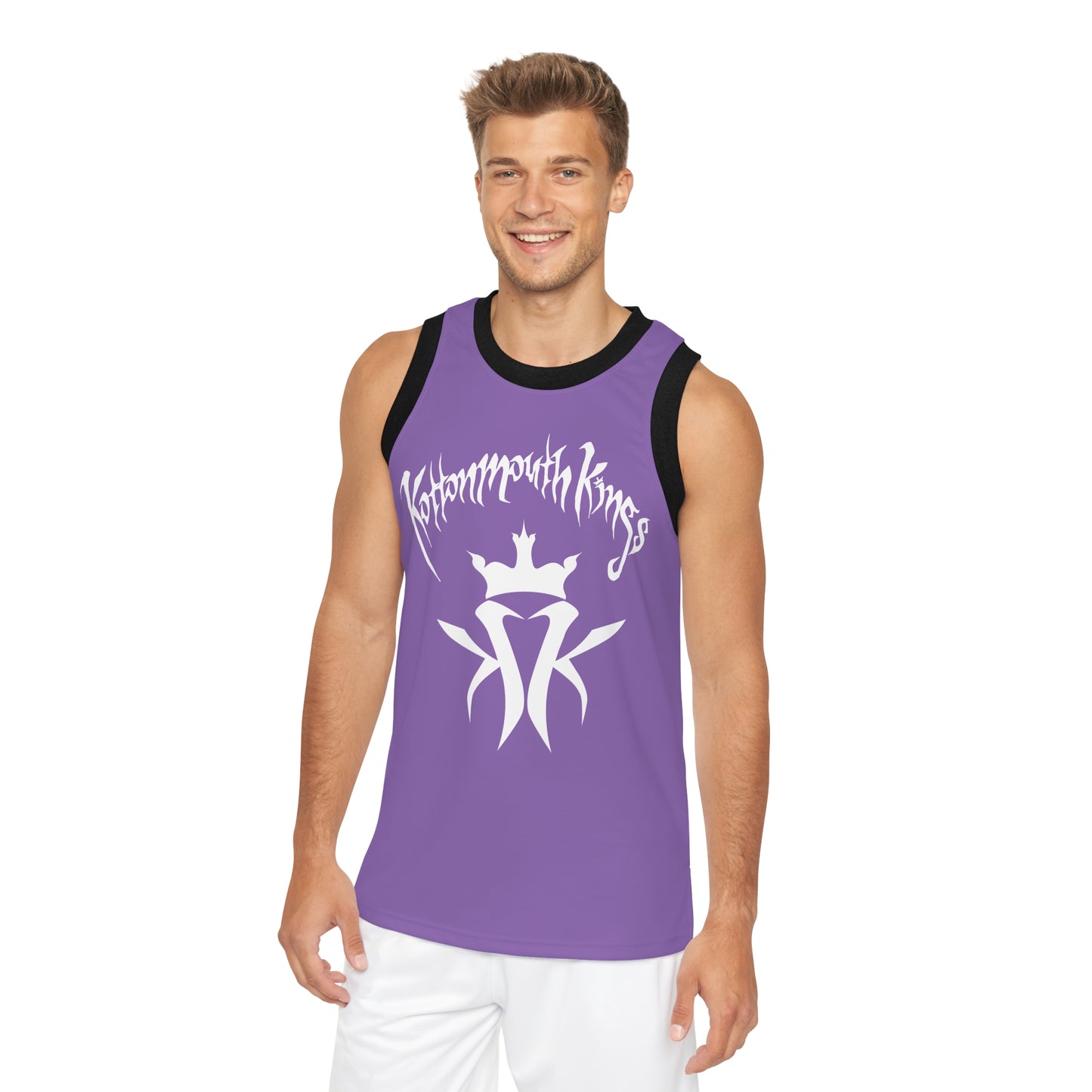 KMK OG Logo Unisex Basketball Jersey (Light Purple)