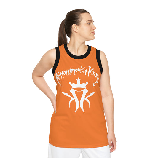 KMK OG Logo Unisex Basketball Jersey (Light Orange)