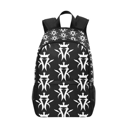 Krown Repeating Logo Backpack with Mesh Pockets - FREE SHIPPING