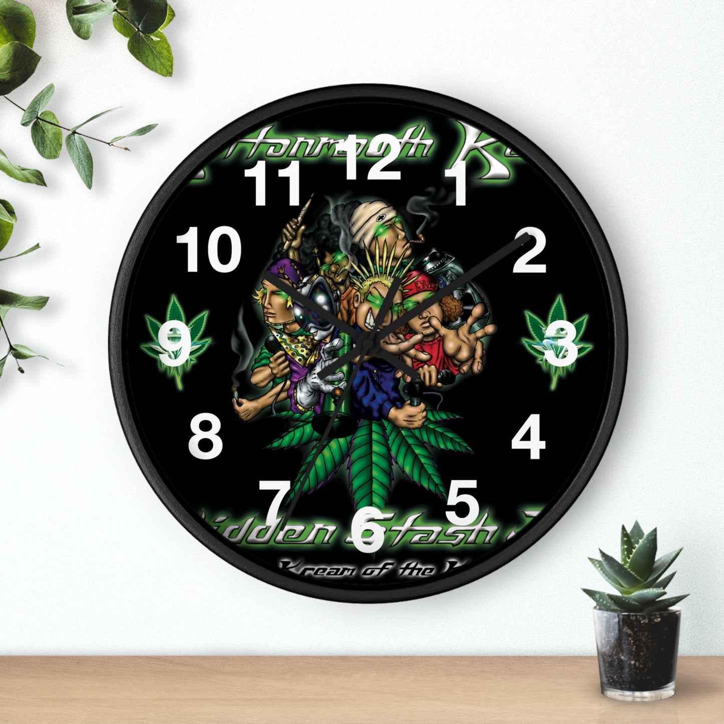 KMK - Hidden Stash Wall Clock