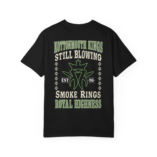 Still Blowing Smoke Rings Est 96 T-Shirt