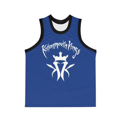 KMK OG Logo Unisex Basketball Jersey (Blue)