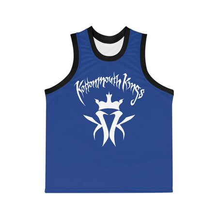 KMK OG Logo Unisex Basketball Jersey (Blue)