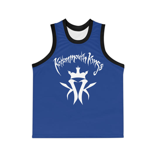 KMK OG Logo Unisex Basketball Jersey (Blue)