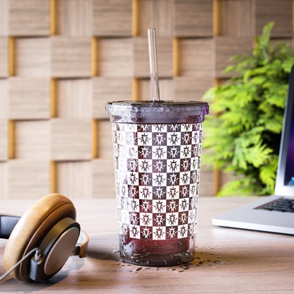 KMK Acrylic Cup with Straw