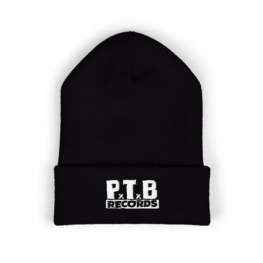 PTB Records Embroidered Cuffed Beanie