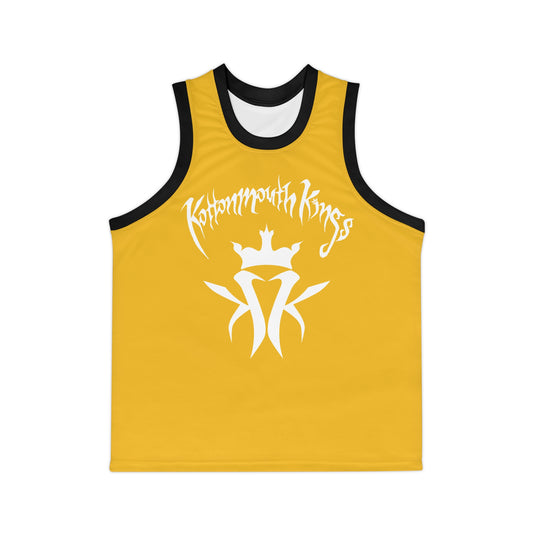 KMK OG Logo Unisex Basketball Jersey (Yellow)