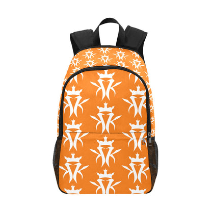 Krown Repeating Logo Backpack with Mesh Pockets - FREE SHIPPING