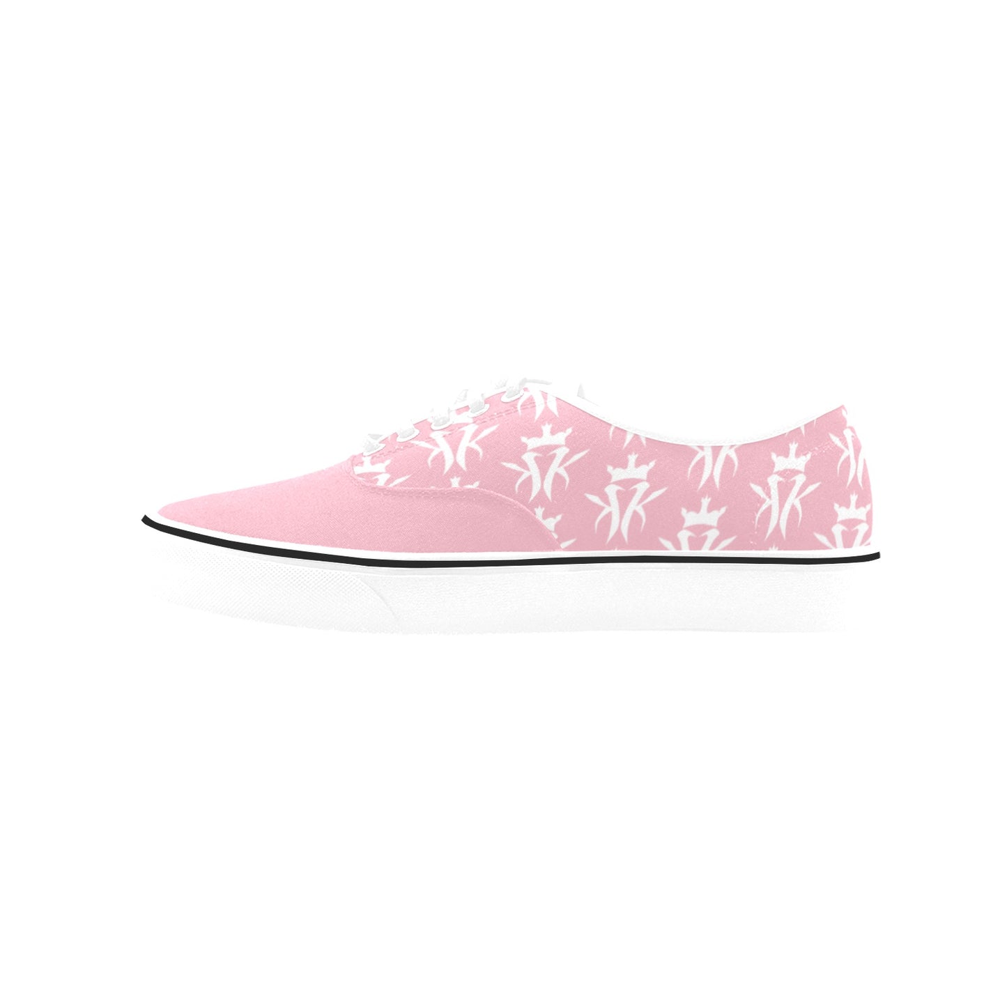 Pink/White Krown Pattern King Kicks (Men's)