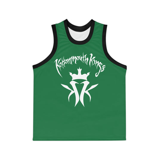 KMK OG Logo Unisex Basketball Jersey (Green)