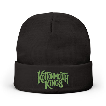 Kottonmouth Kings Green Logo Cozy Knit Embroidered Beanie
