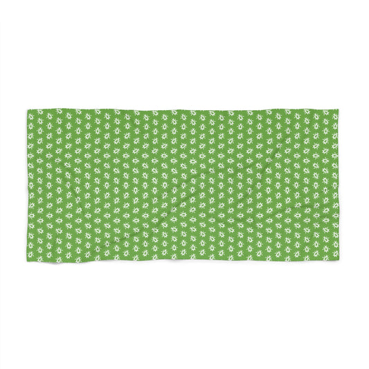 Kottonmouth Kings OG Logo on Green Polyester Beach Towel