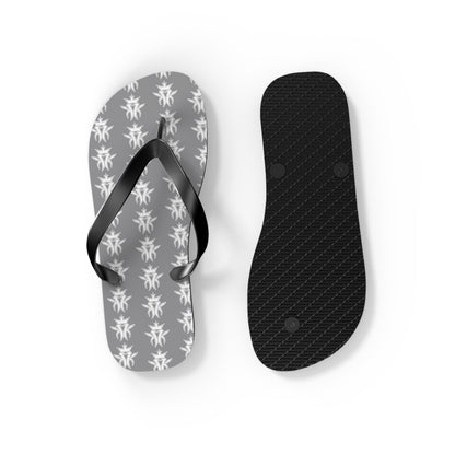 KMK Logo Flip Flops (Grey) - Summer Kollection - Kottonmouth Kicks Flips